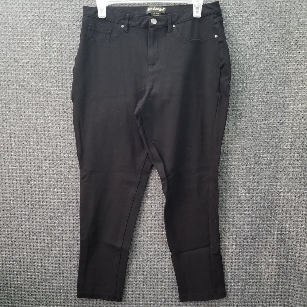 Like an Angel Black Skinny Jeans 1X